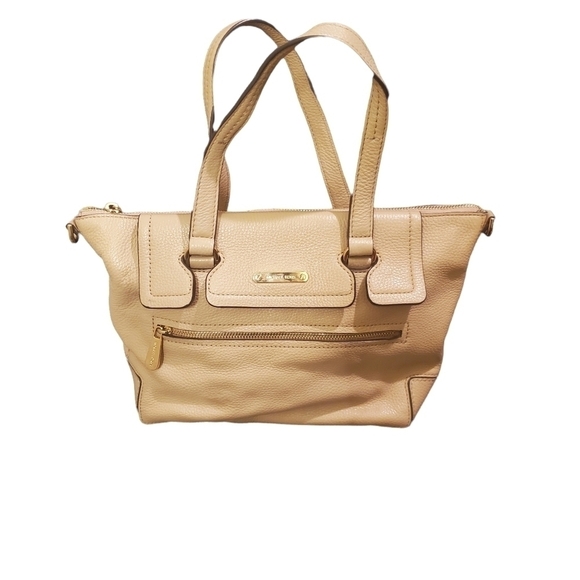 Michael Kors Mackenzie Medium Leather Satchel Tote - Picture 1 of 12
